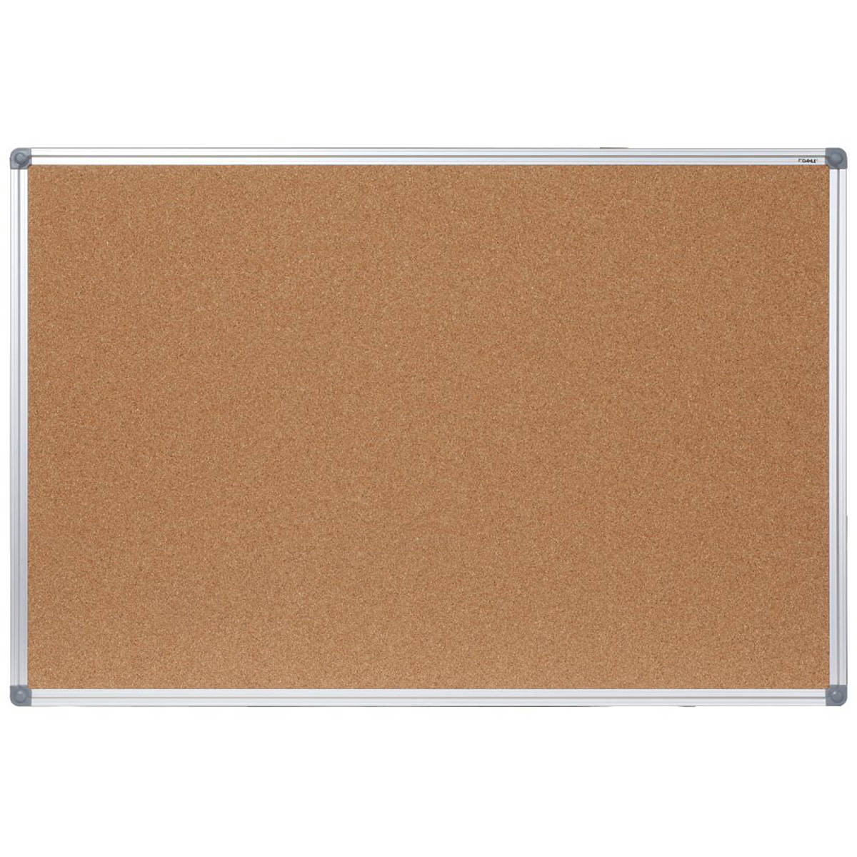 Dahle Cork Board 90 x 120 cm Alurahmen Naturkork Retail-Verpackung 