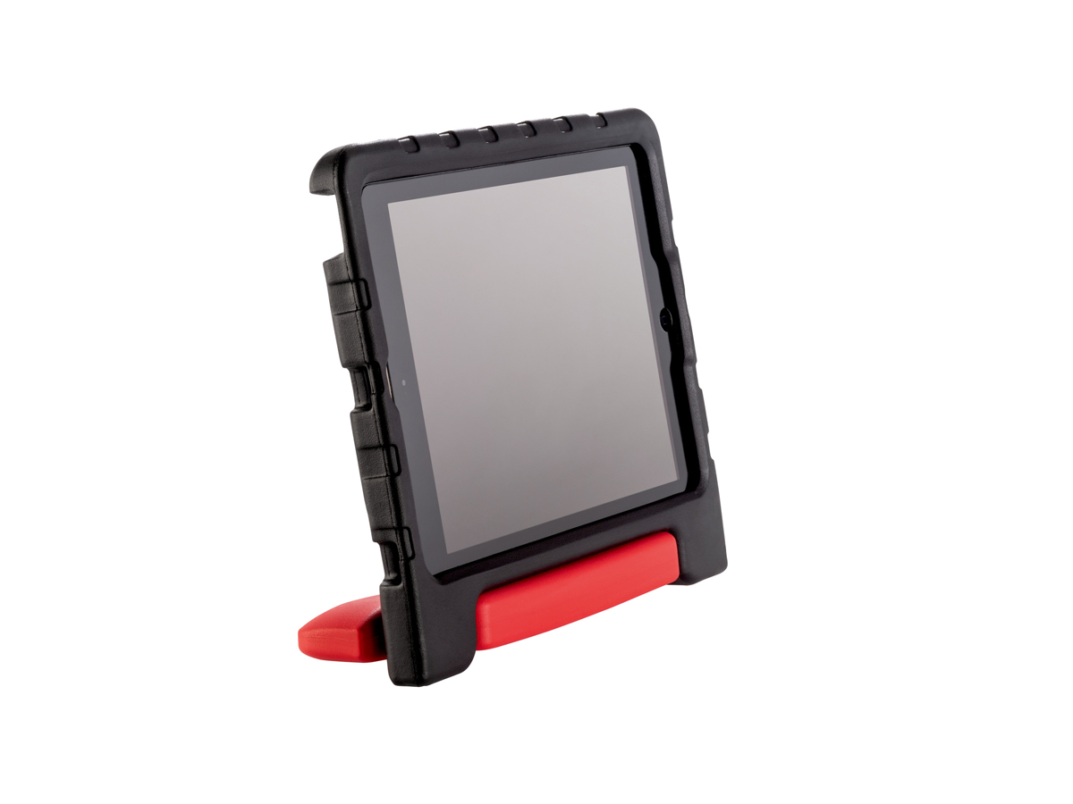 PARAPROJECT®EDUCOVER®+ Schutzhülle schwarz/rot für iPad 10.2'' (7.+8. Gen.) inkl. Aufbewahrung für Pencil