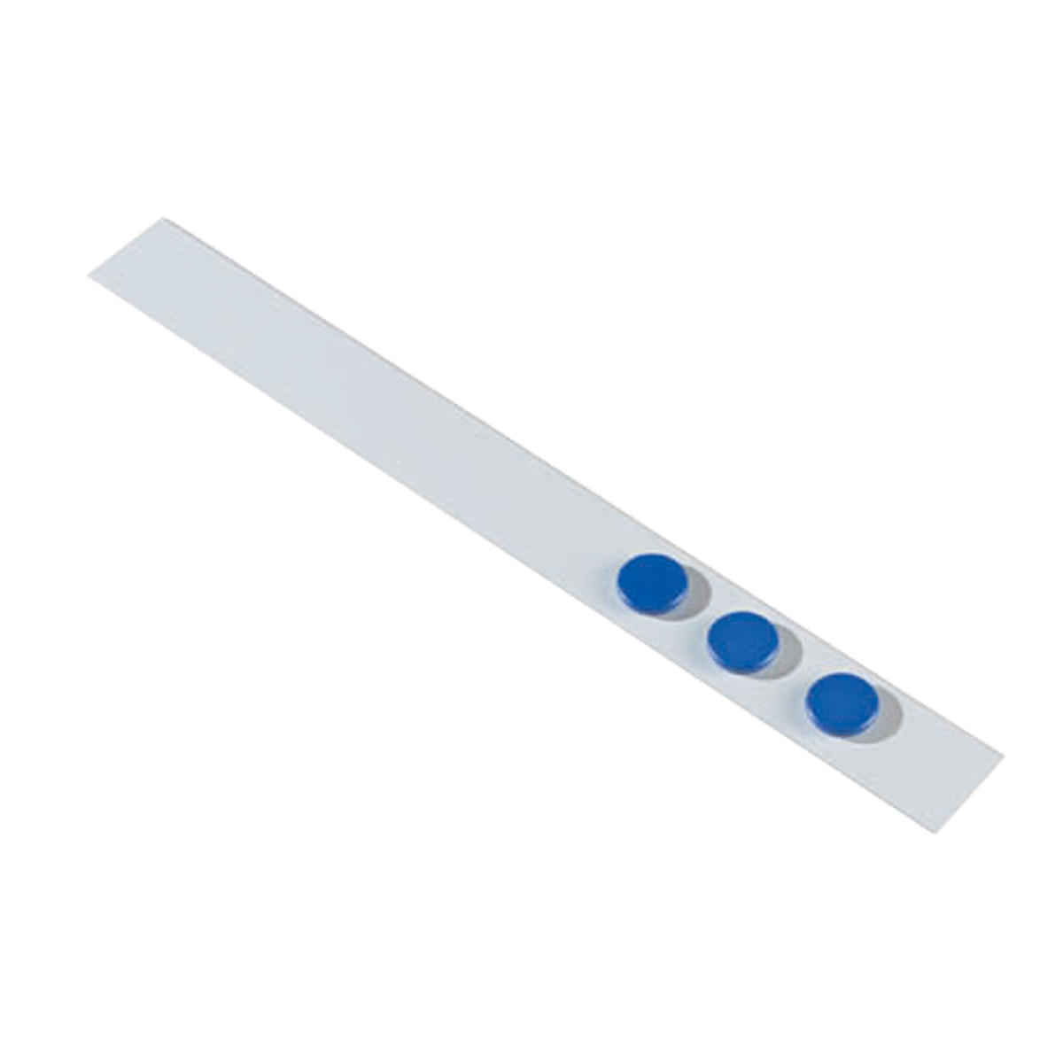 Dahle Metall-Wandleiste 50 cm + Magnete 3 Stück, 50mm breit, selbstklebend 