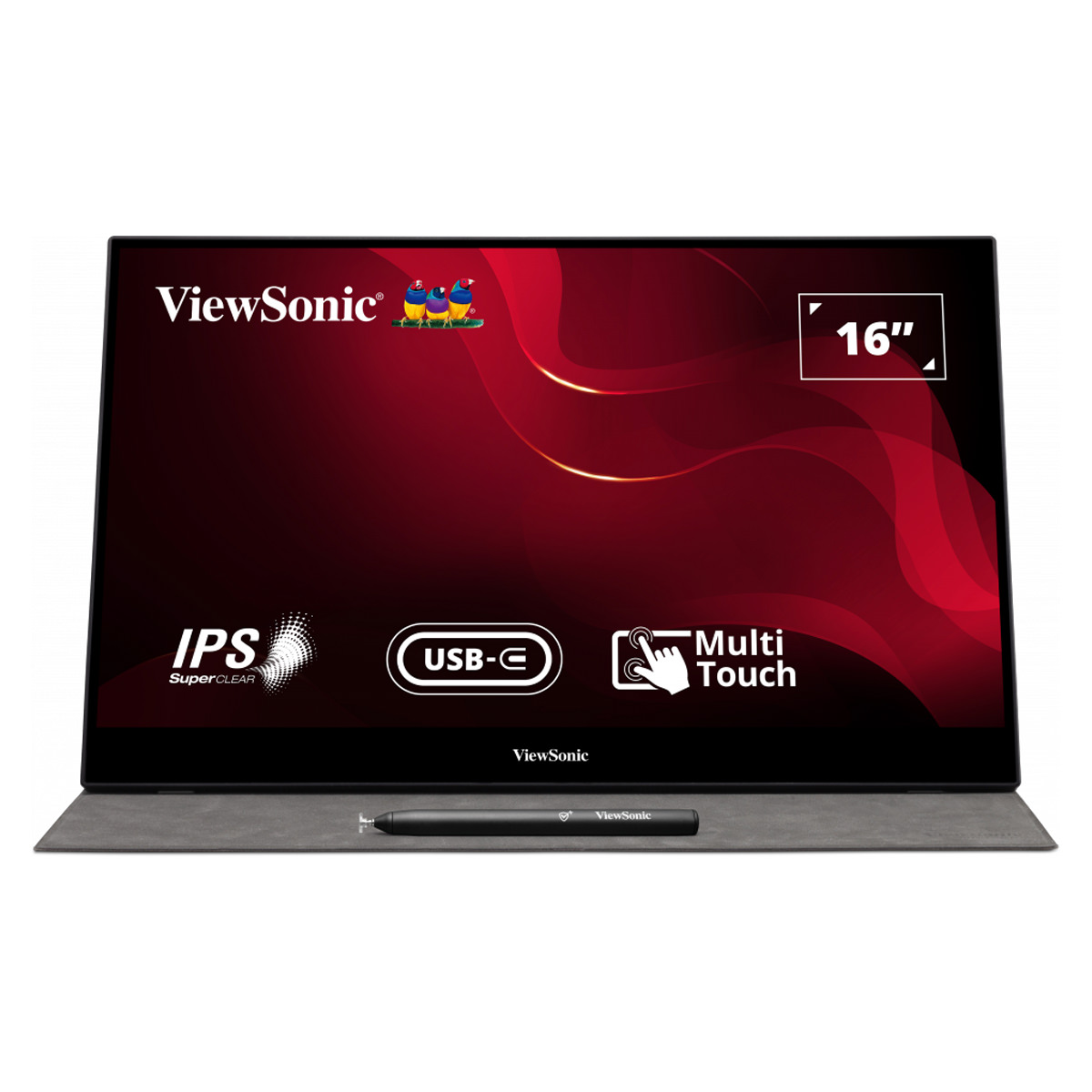 ViewSonic TD1655 16IN 16 9 LED MONITOR - Flachbildschirm (TFT/LCD) - 39,6 cm