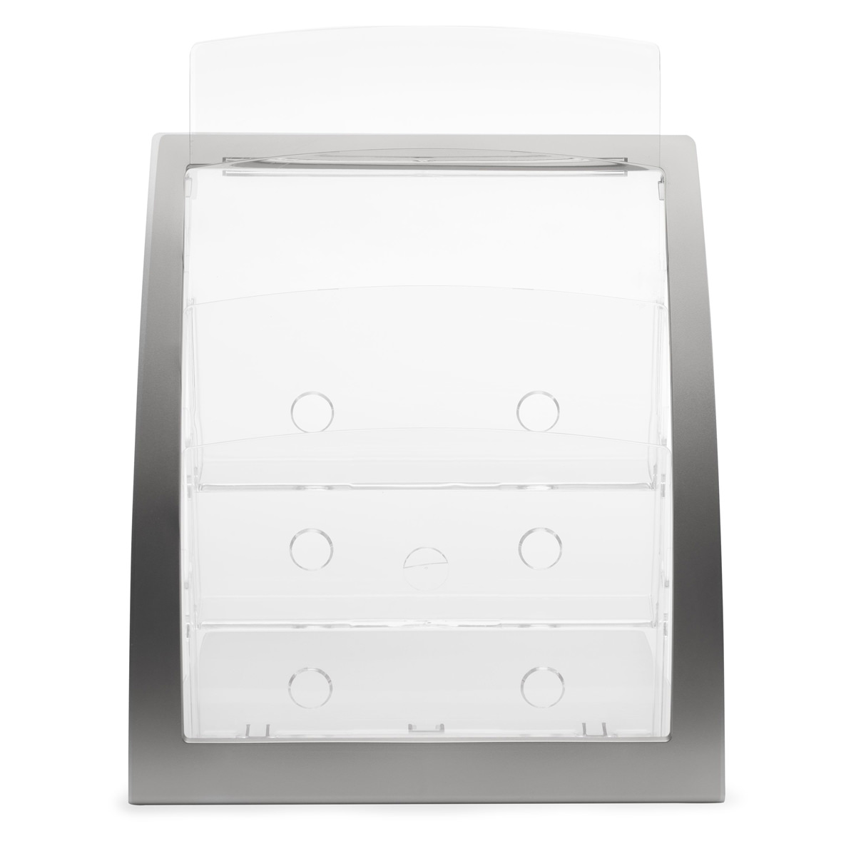 Magnetoplan 693745 Prospekthalter Contemporary DIN A4, silber