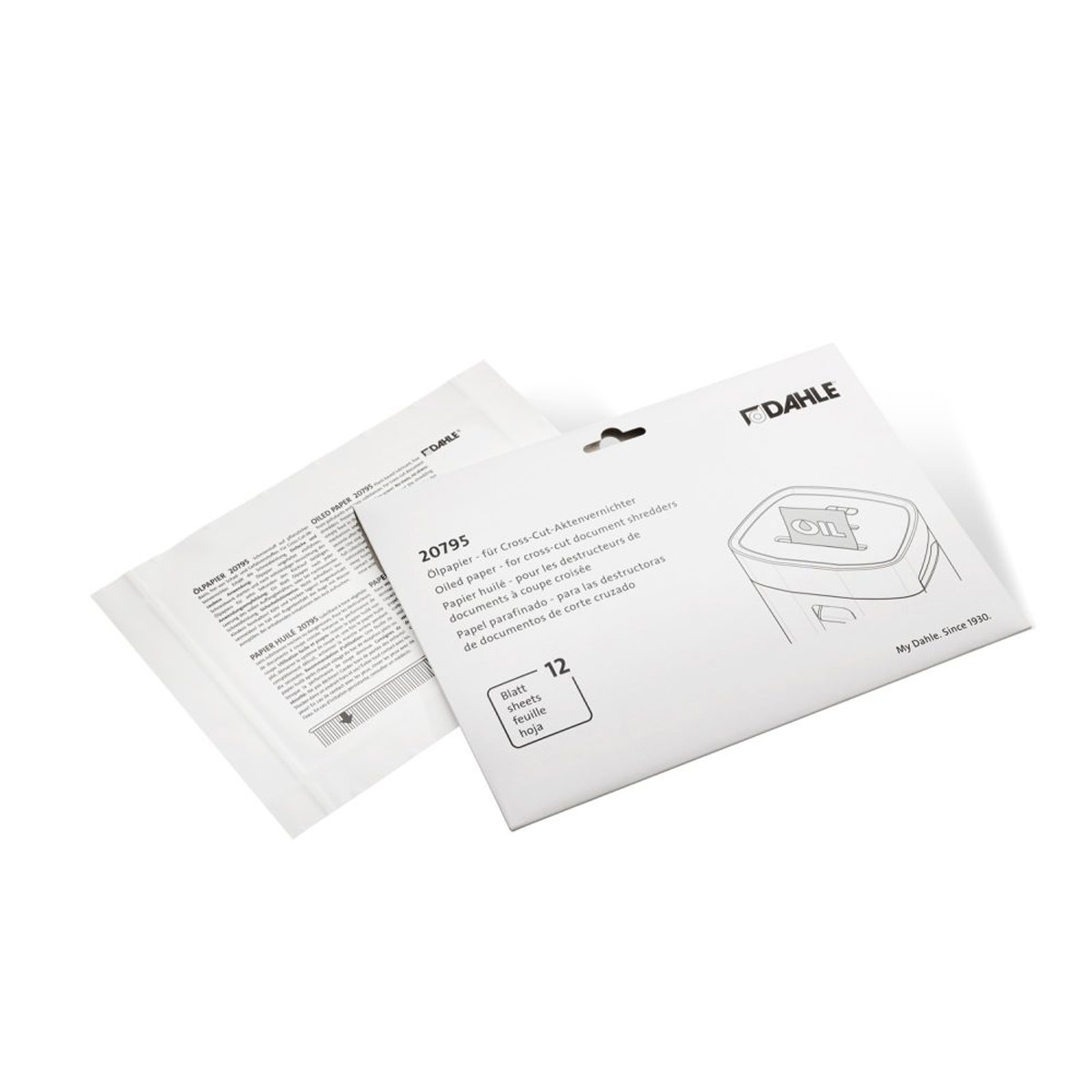 Dahle Ölpapier Box für Aktenvernichter 12 Stück 