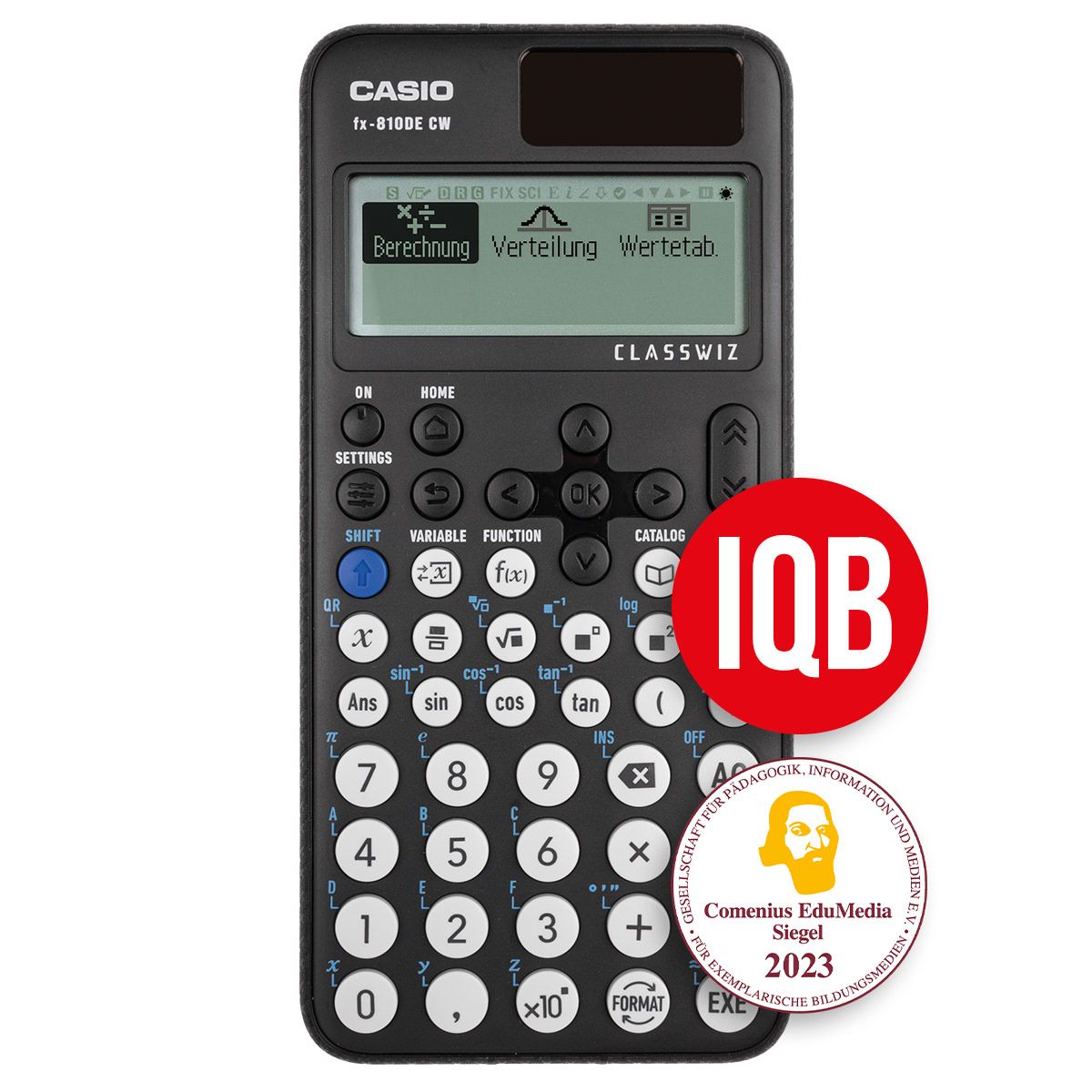 Casio Fx-810DE CW ClassWiz Avec Housse WYNGS + Extension Garantie 5 Ans - Calculatrice Scientifique